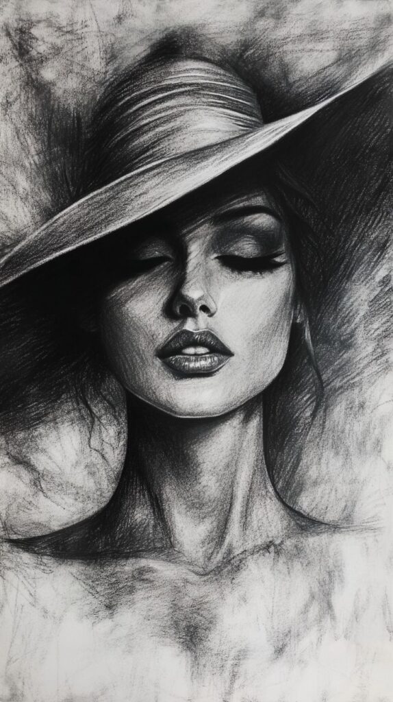 Pencil Portrait Drawing