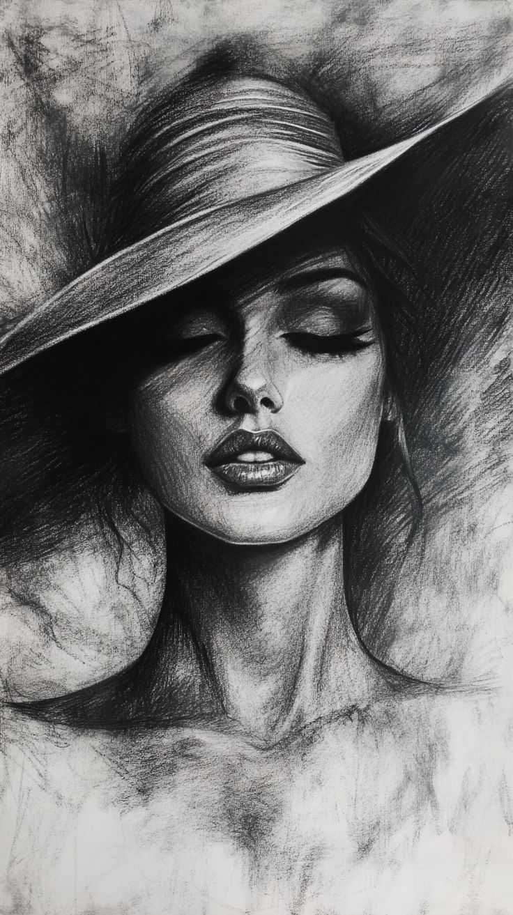 Pencil Portrait Drawing